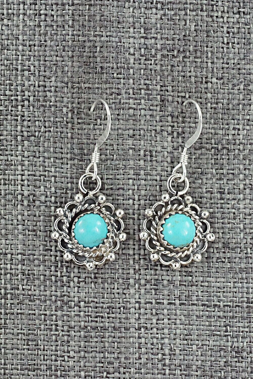 Turquoise & Sterling Silver Earrings - Emery Spencer