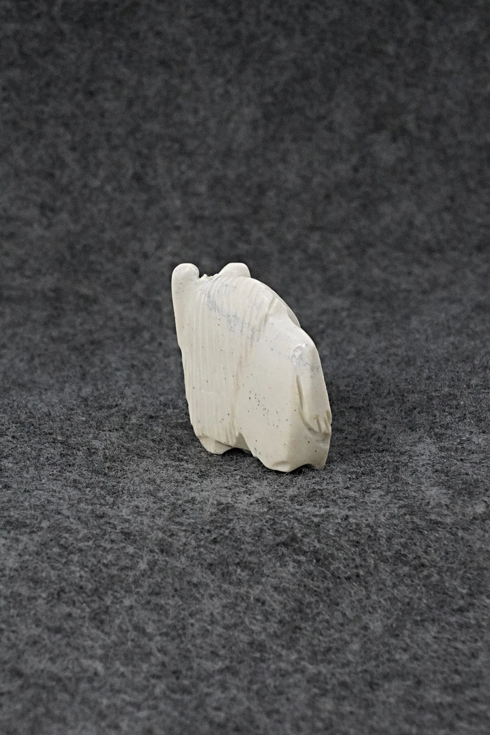 Buffalo Zuni Fetish Carving - Gilbert Lonjose