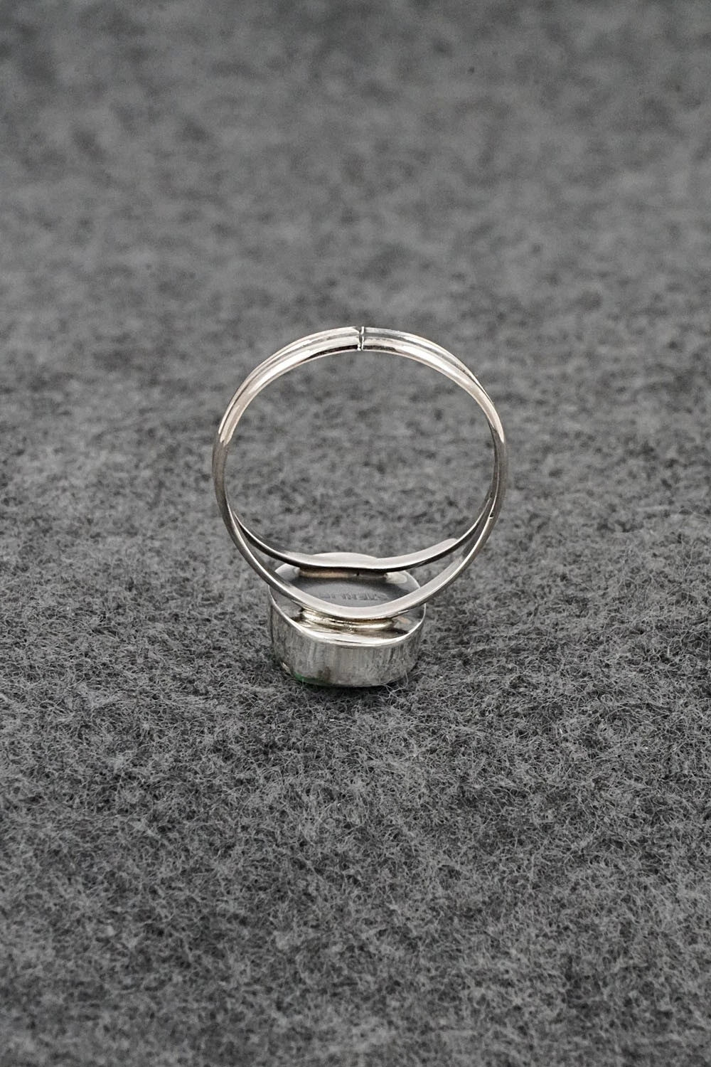 Turquoise & Sterling Silver Ring - Rosemary Saunders - Size 7.5