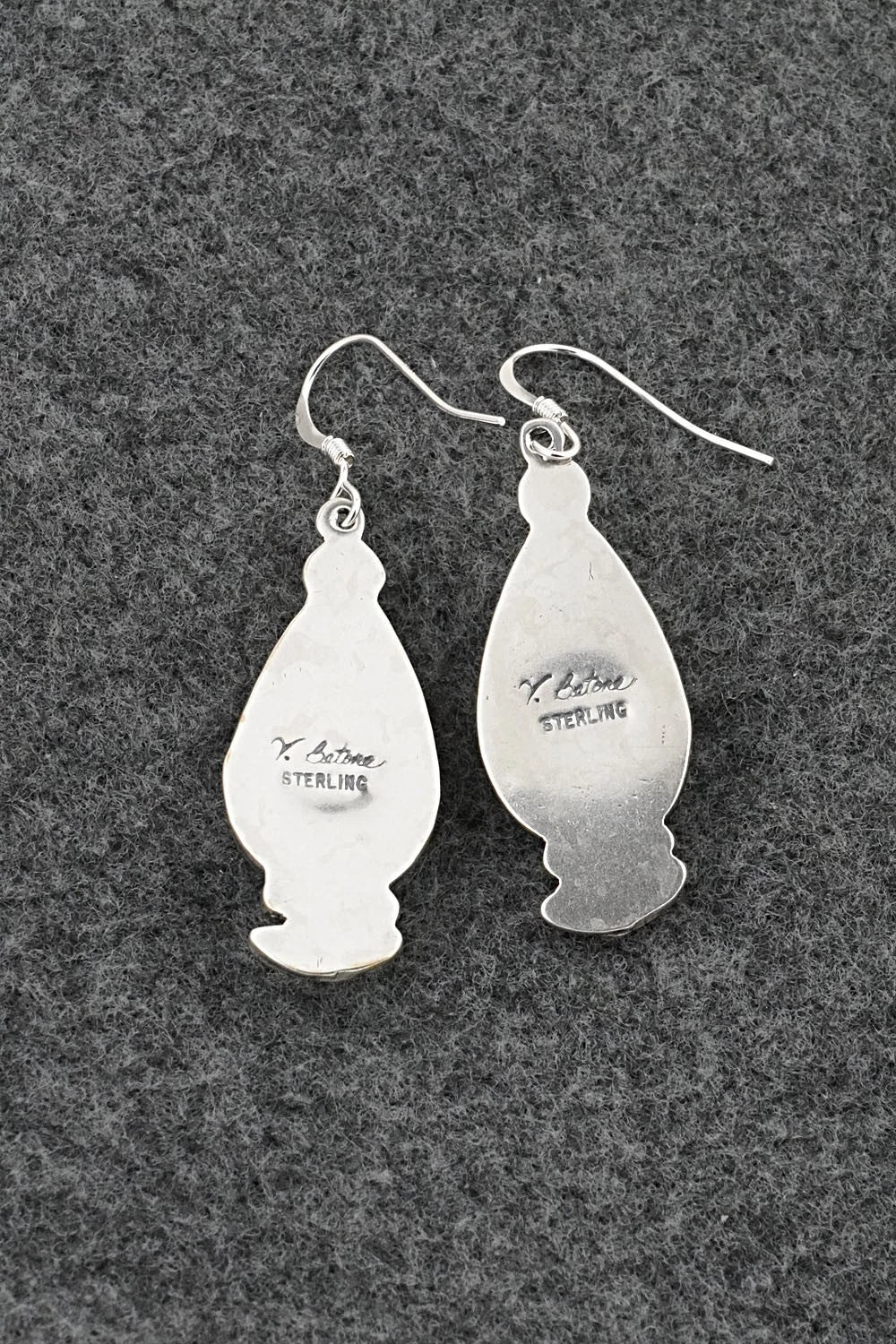 Turquoise & Sterling Silver Earrings - Verley Betone