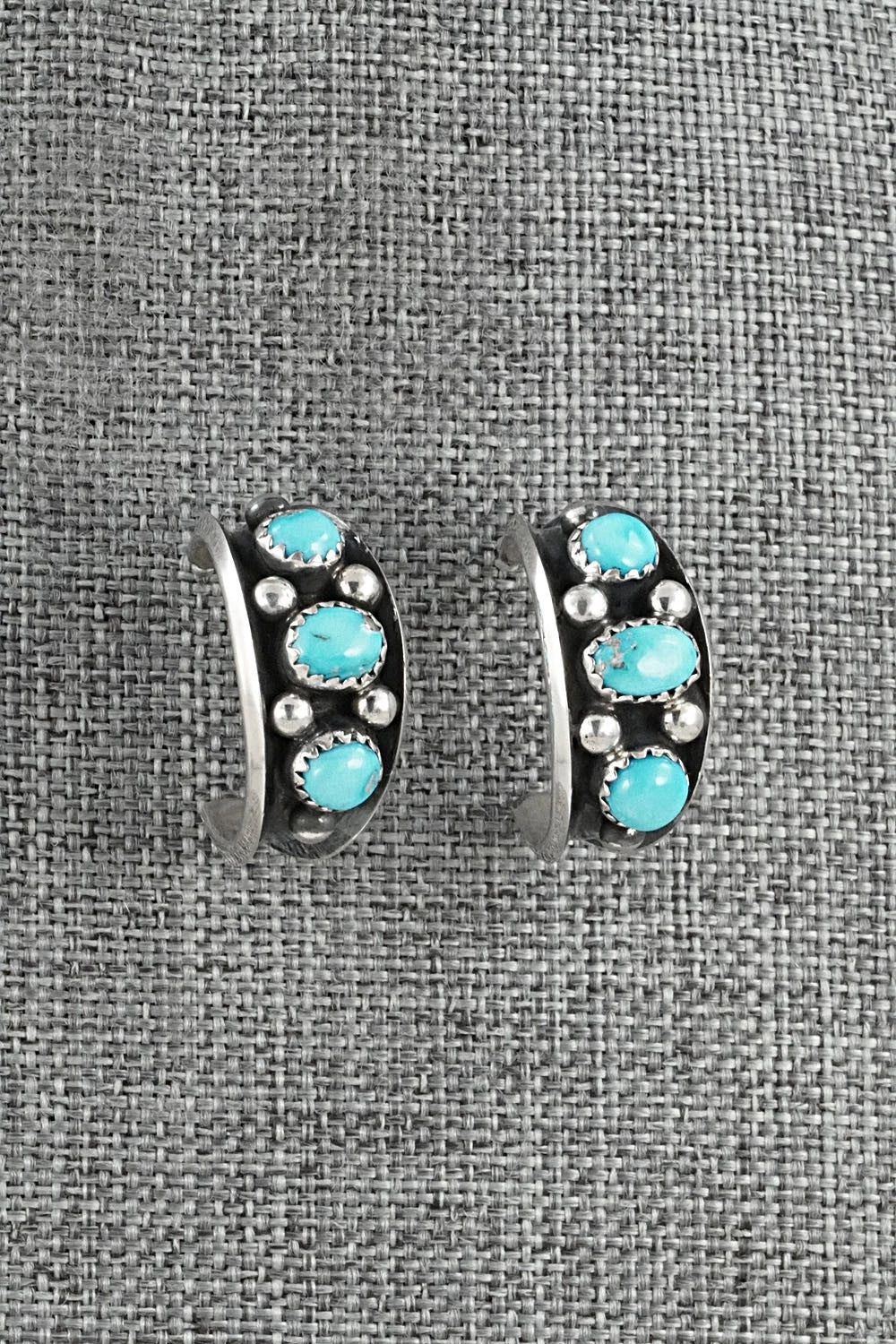 Turquoise & Sterling Silver Earrings - Paul Largo