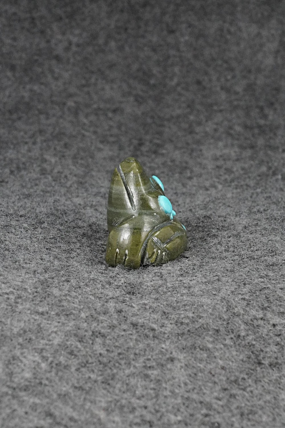 Frog Zuni Fetish Carving - Charlotte Blackgoat