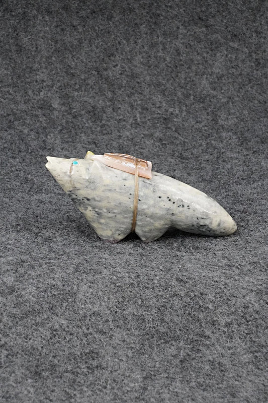 Fox Zuni Fetish Carving - Delvin Leekya