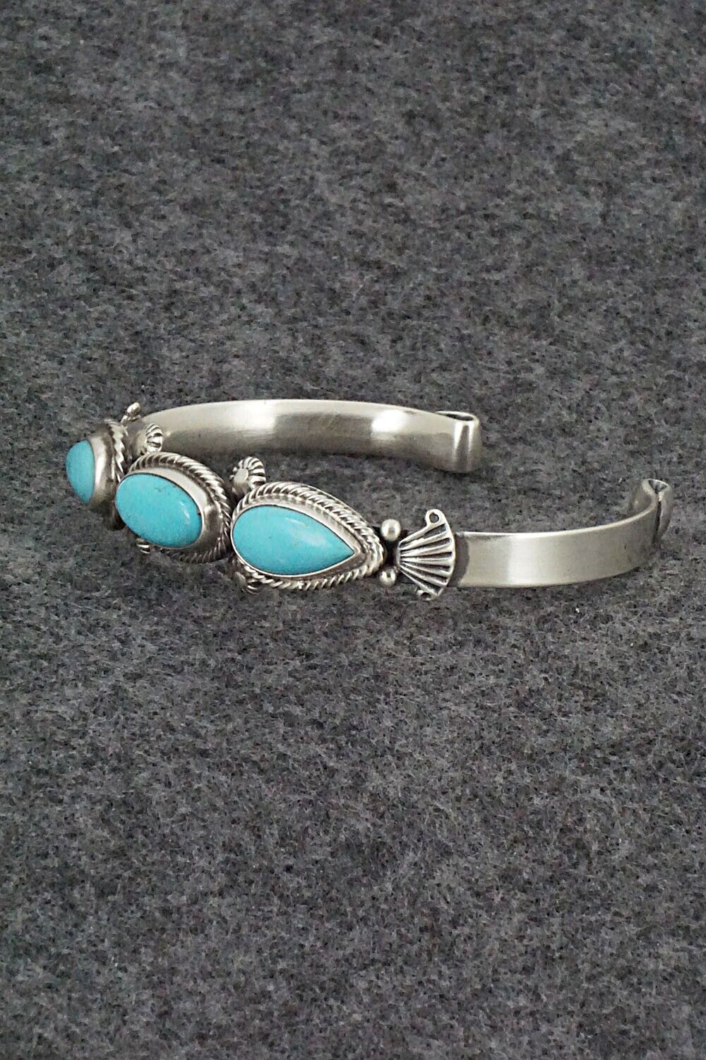 Turquoise & Sterling Silver Bracelet - Bobby Platero