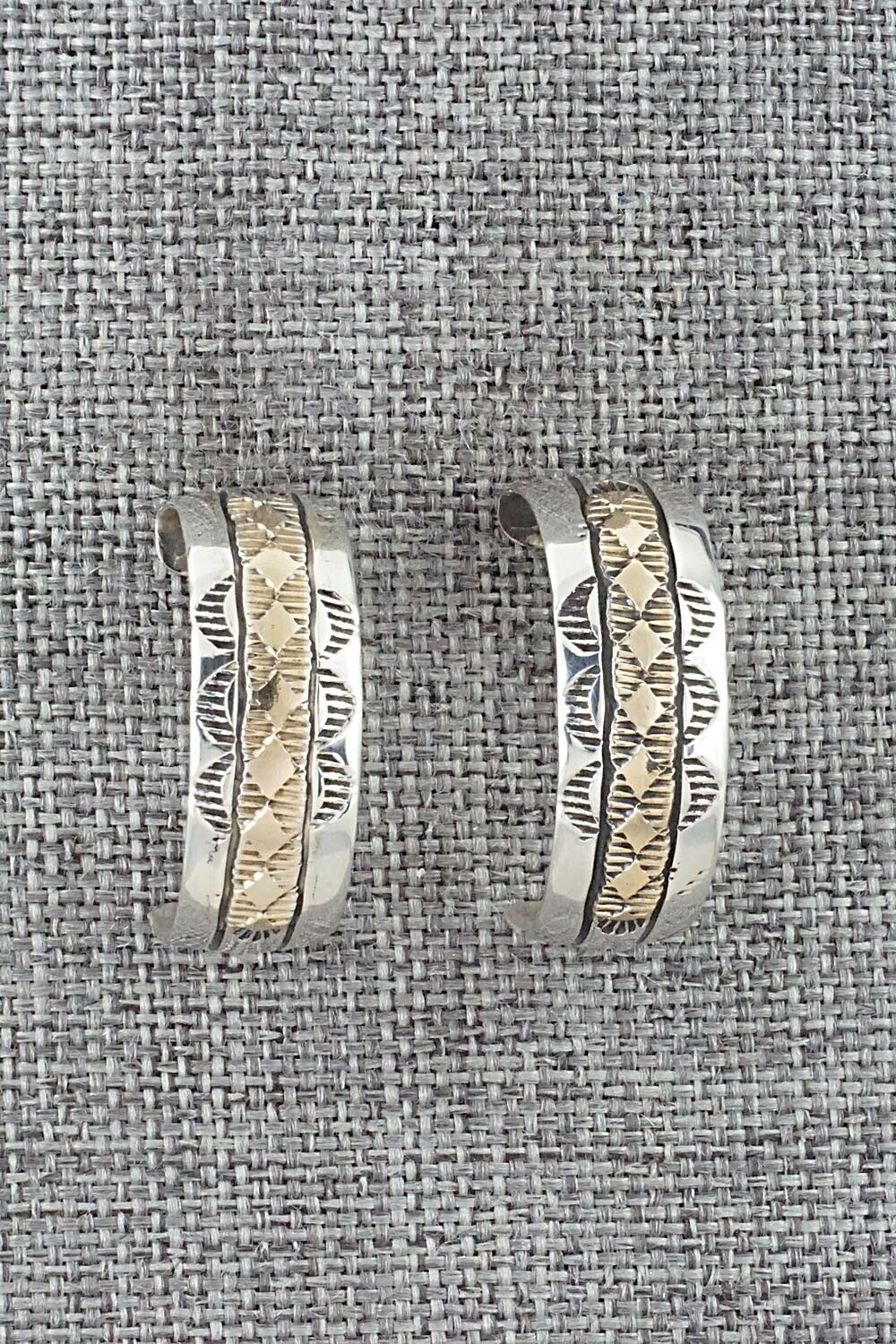 Sterling Silver & Gold Fill Hoop Earrings - Bruce Morgan