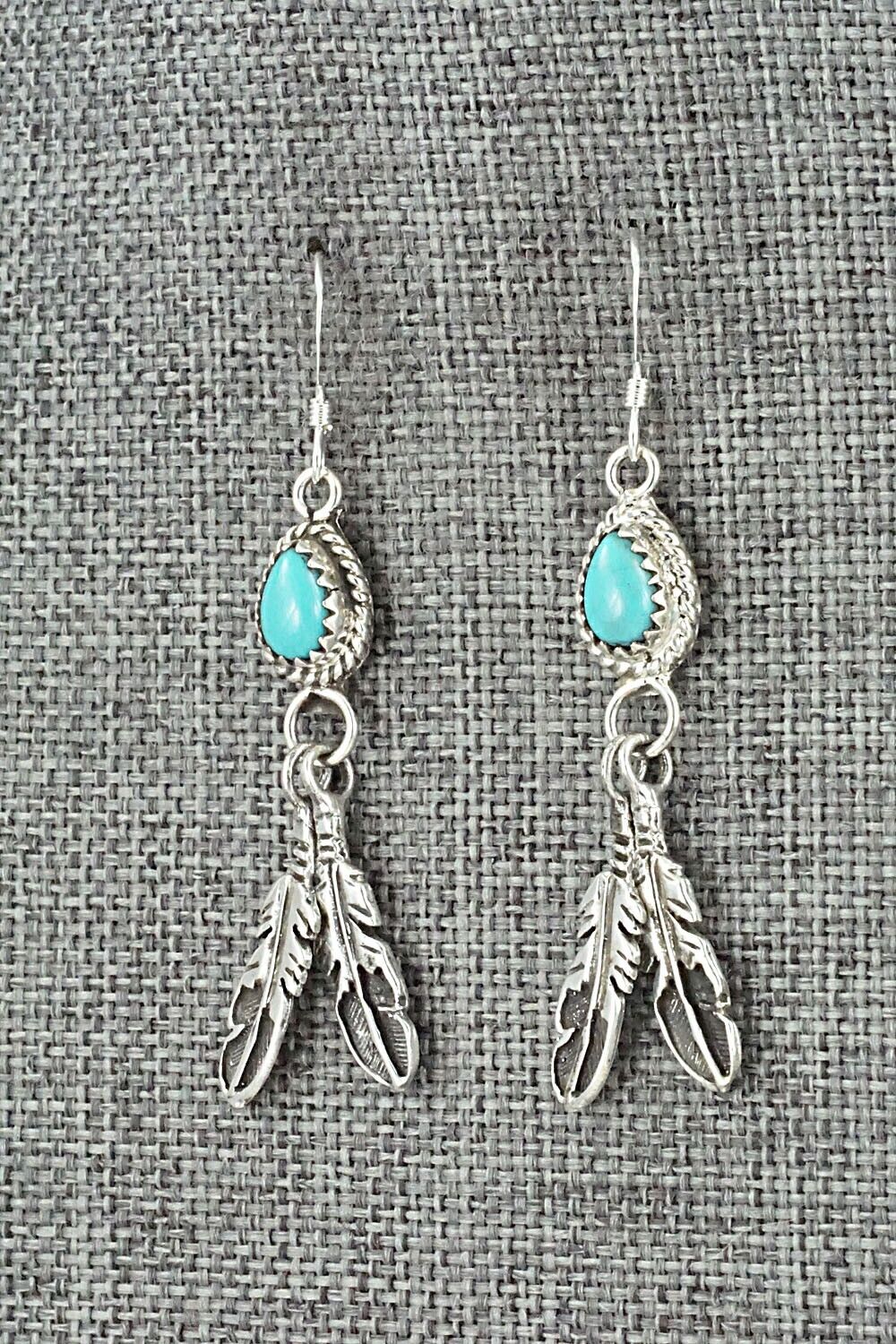 Turquoise & Sterling Silver Earrings - Sharon McCarthy