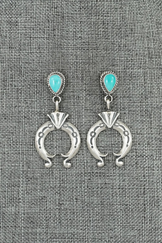 Turquoise & Sterling Silver Earrings - Sharon McCarthy