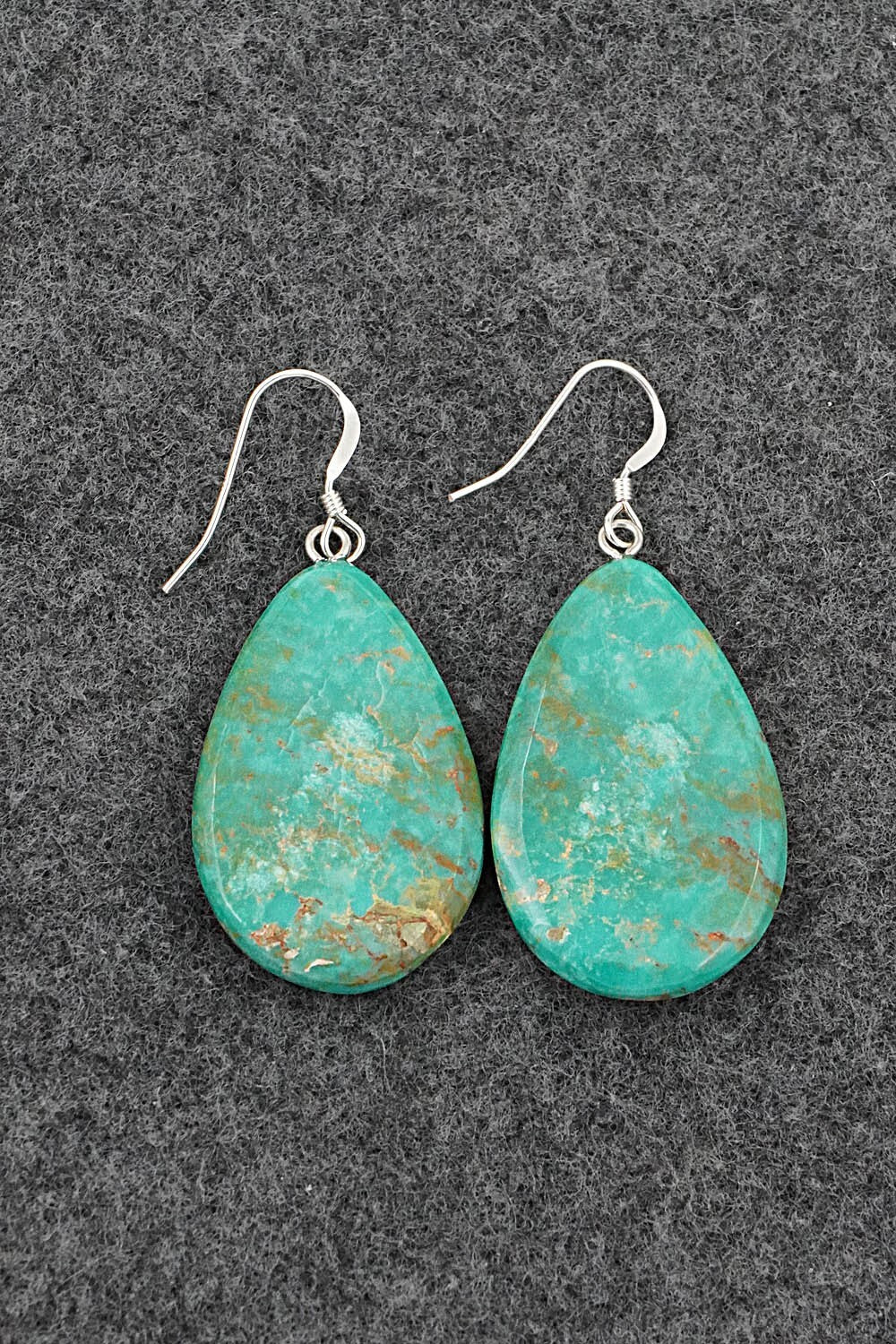 Turquoise & Sterling Silver Earrings - Tammy Nolcot