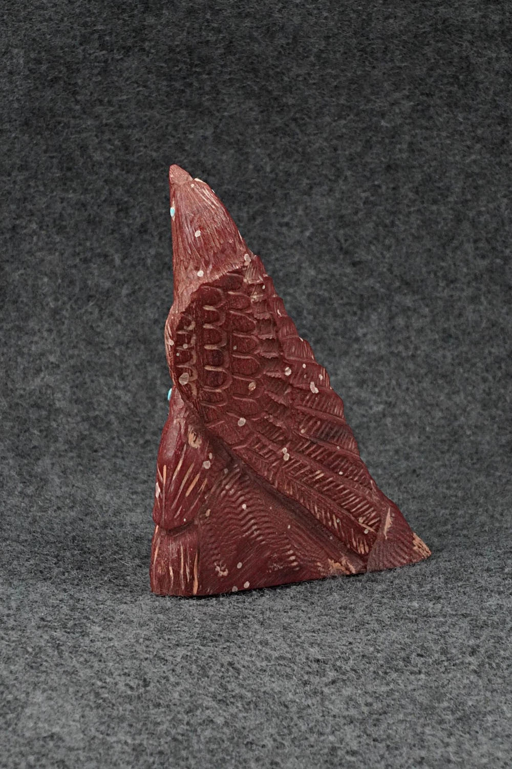 Eagle Zuni Fetish Carving - Derrick Kammasee