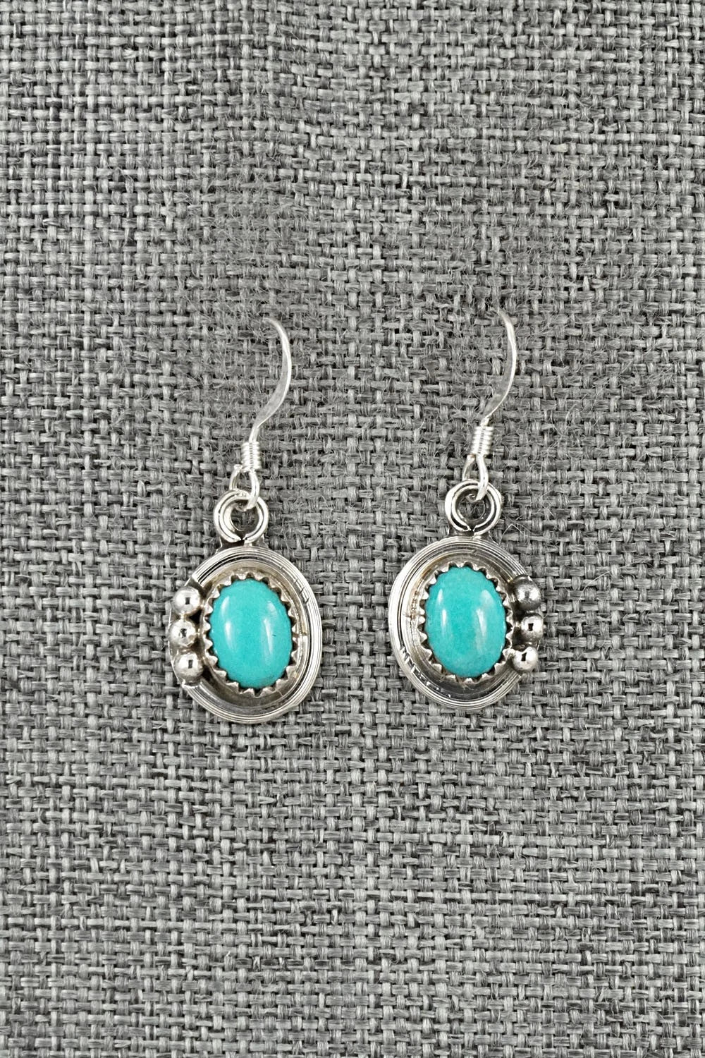 Turquoise & Sterling Silver Earrings - Rita Largo