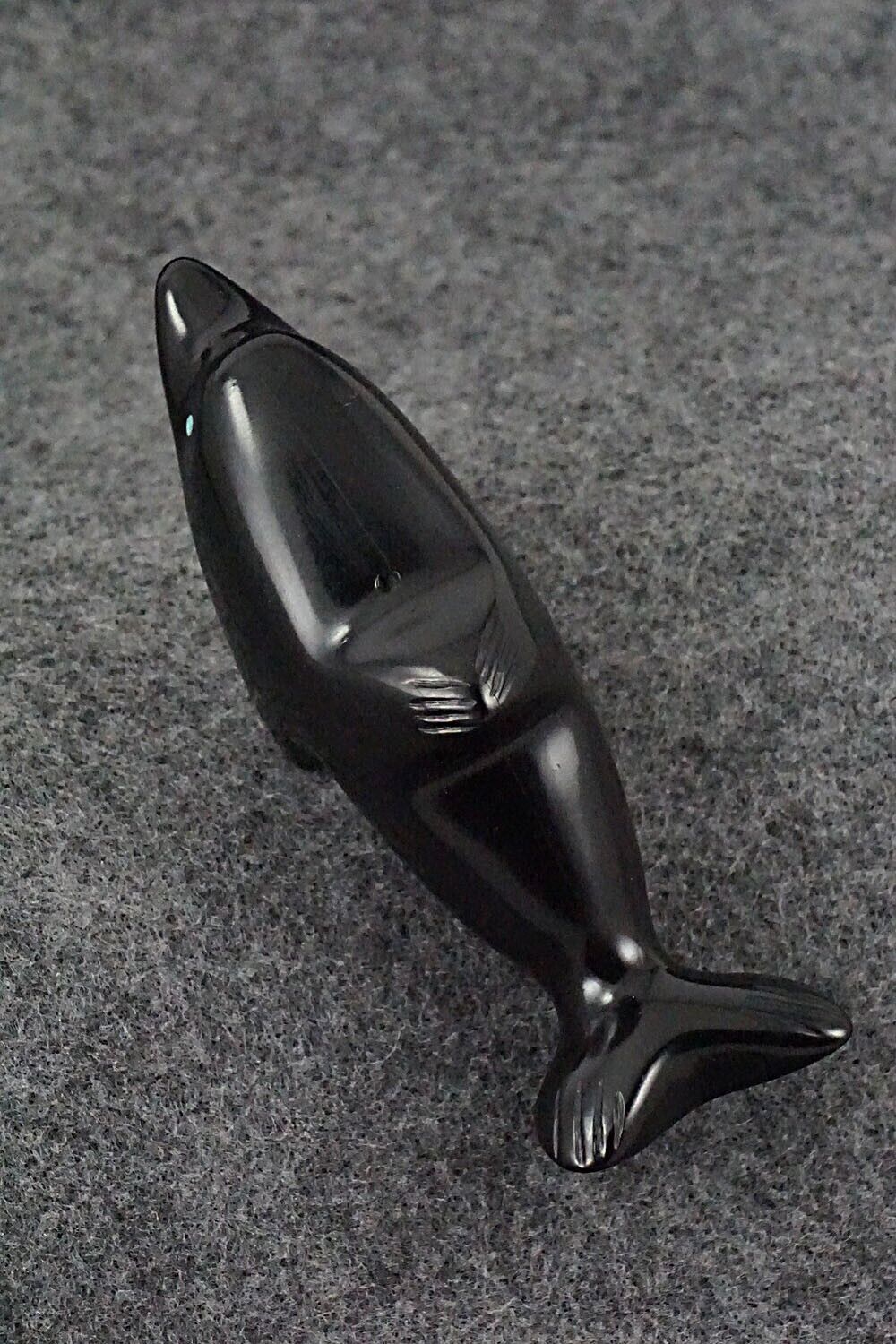 Dolphin Zuni Fetish Carving - Herbert Halate