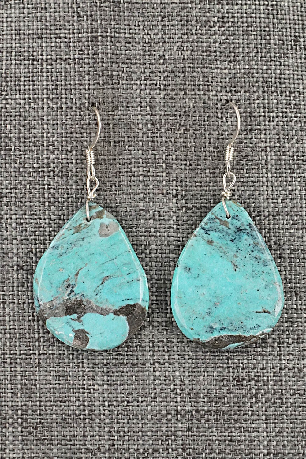 Turquoise & Sterling Silver Earrings - Joe Garcia