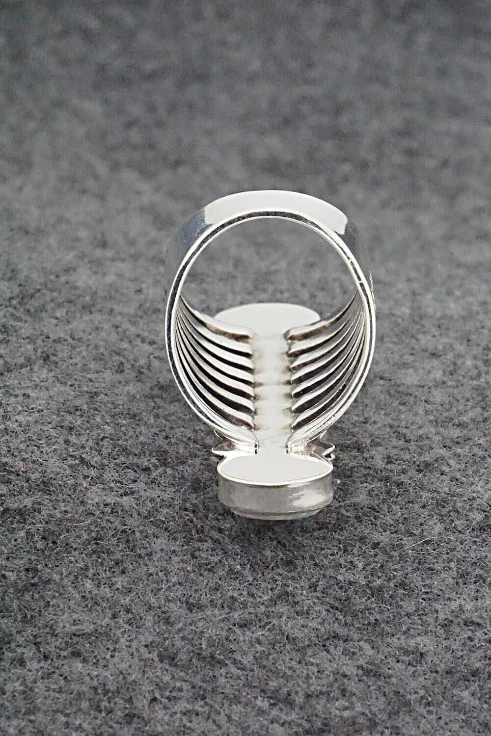 Opalite & Sterling Silver Ring - Thomas Yazzie - Size 7