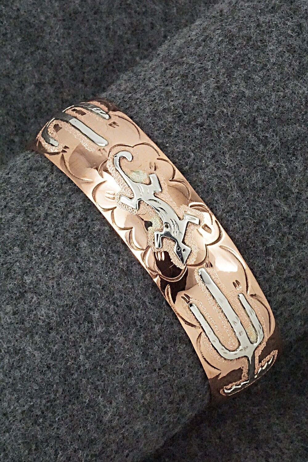 Copper & Sterling Silver Bracelet - Charlene Begay
