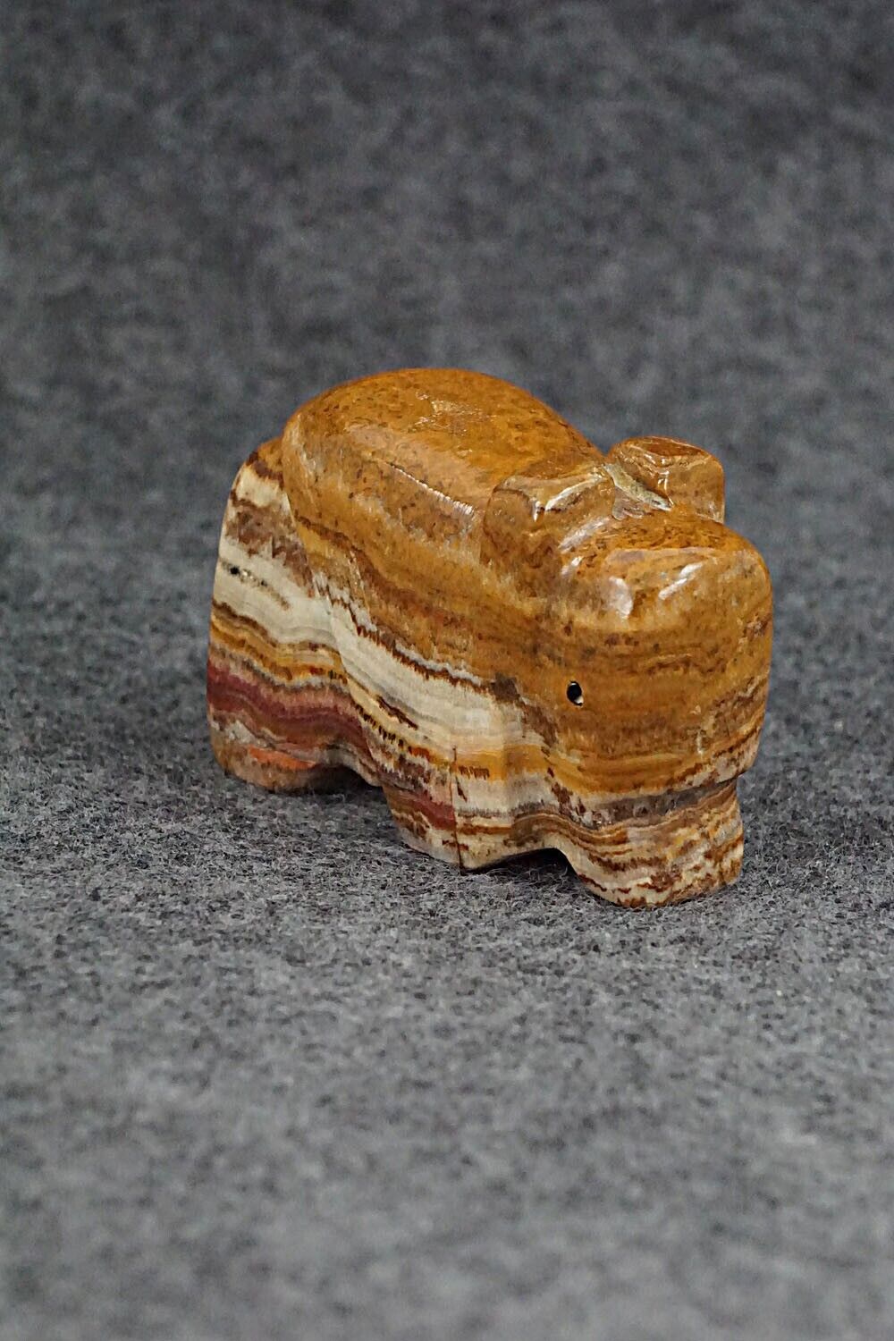 Buffalo Zuni Fetish Carving - Danny Lonjose