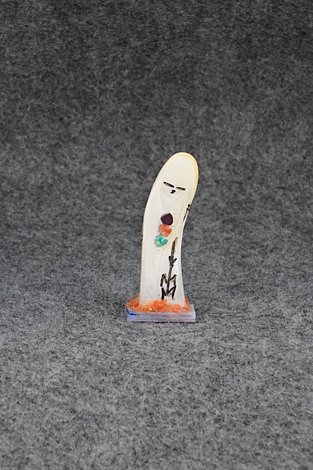 Corn Maiden Zuni Fetish Carving - Gloria Chattin