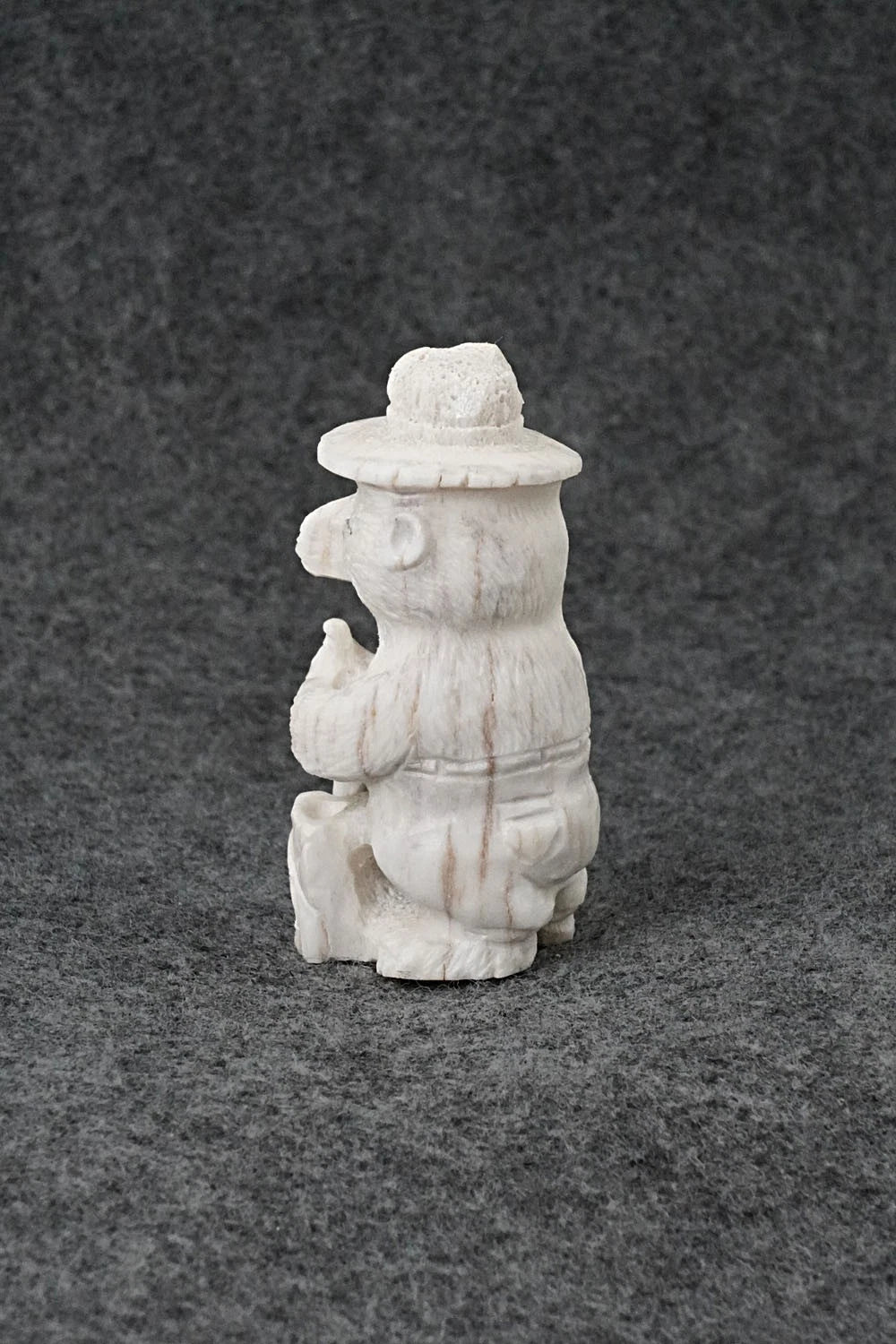 Smokey Bear Zuni Fetish Carving - Chris Peina