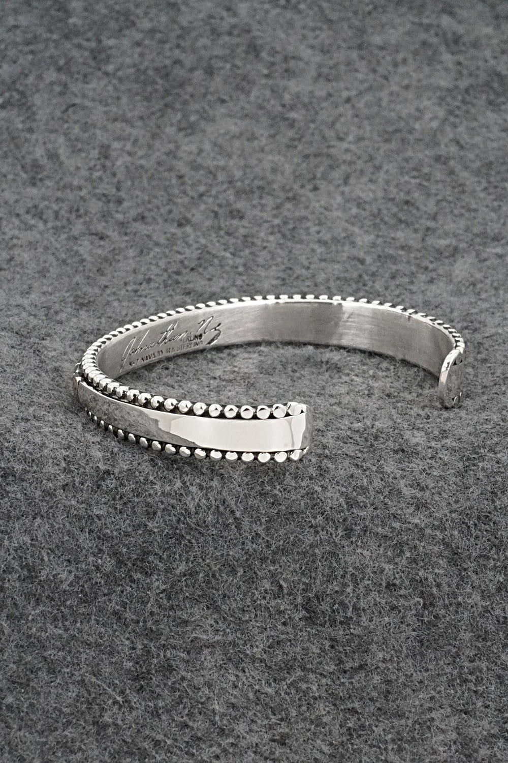 Sterling Silver and 14k Gold Bracelet - Jonathan Nez