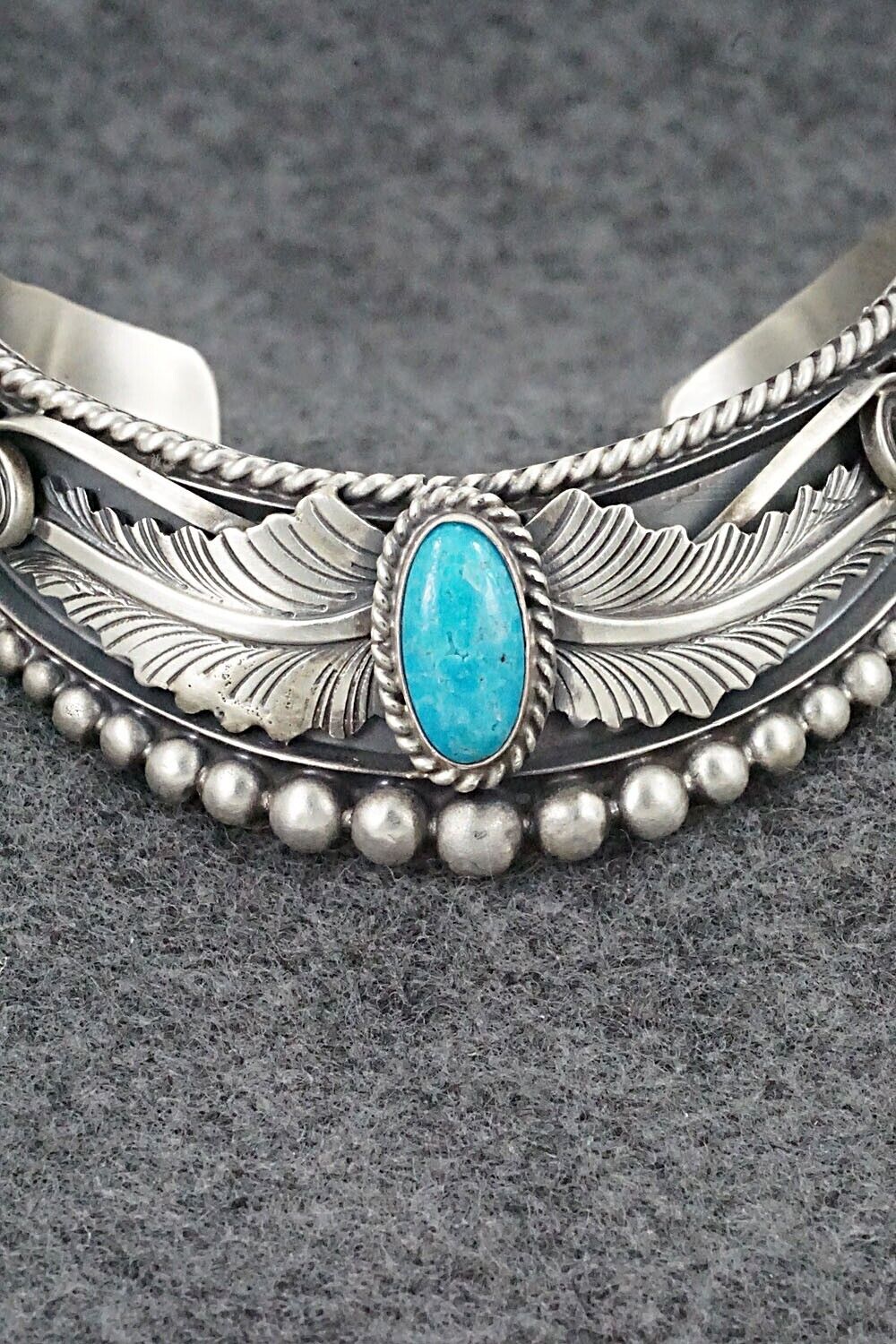 Turquoise & Sterling Silver Bracelet - Tom Lewis