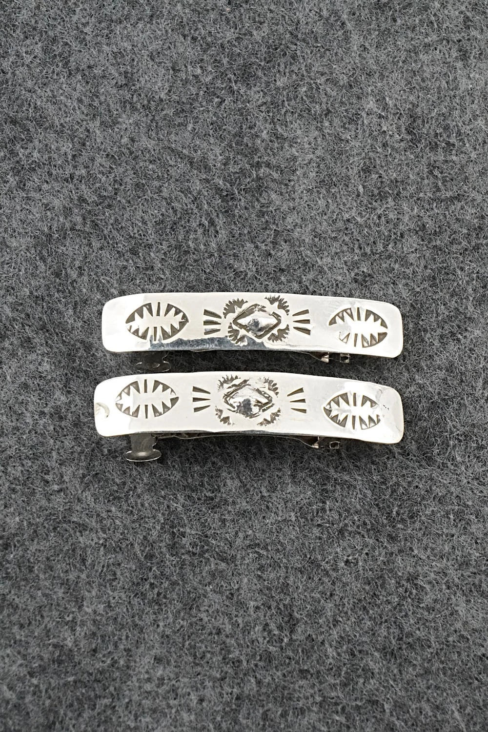 Sterling Silver Barrettes - Bertha Begay