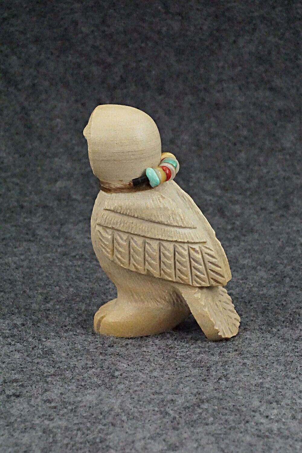 Barn Owl Zuni Fetish Carving - Douglas Martza