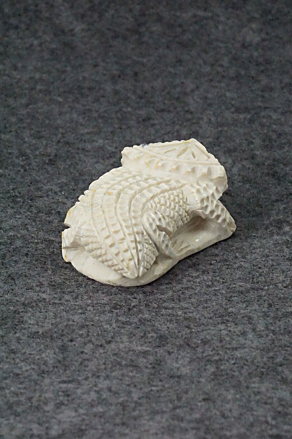 Horned Toad Zuni Fetish Carving - Jensen Charlie