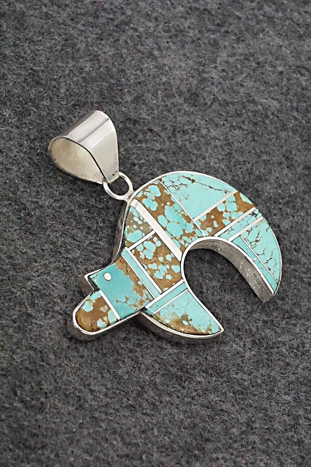 Turquoise & Sterling Silver Pendant - Harold Smith