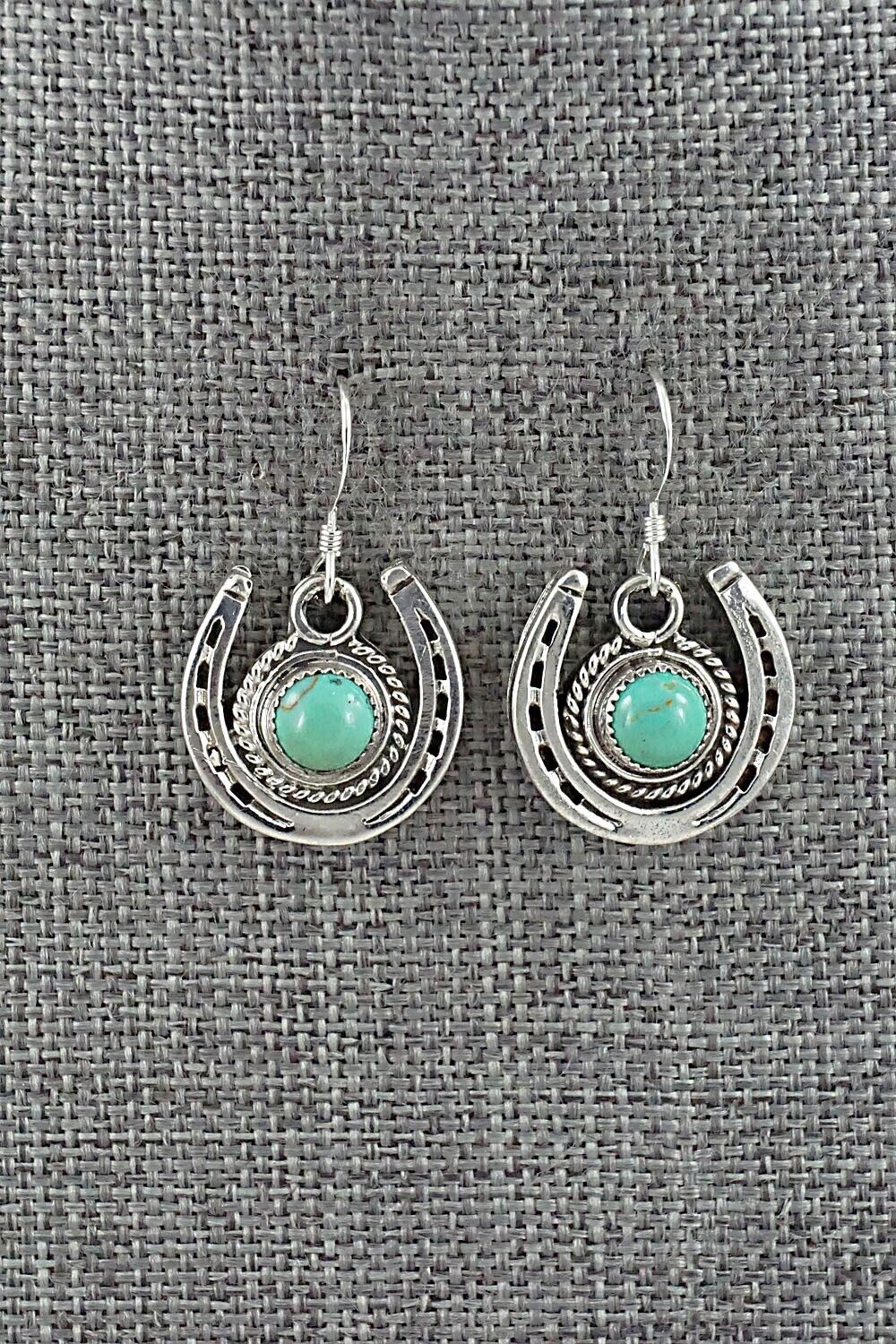 Turquoise and Sterling Silver Earrings - Sharon McCarthy