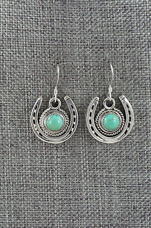 Turquoise and Sterling Silver Earrings - Sharon McCarthy