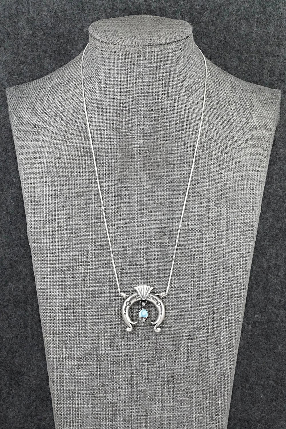 Turquoise & Sterling Silver Necklace - Gary Shorty