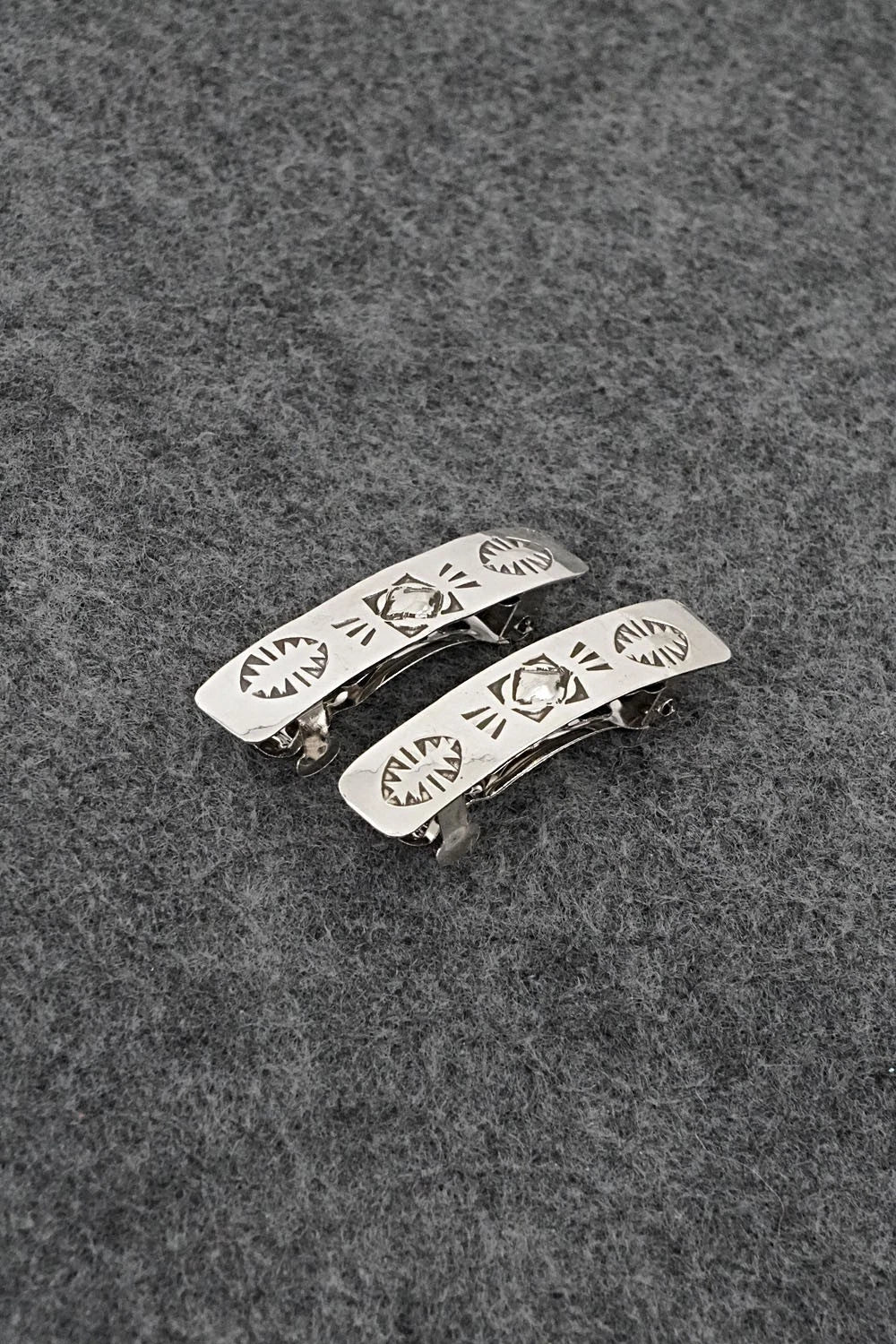Sterling Silver Barrettes - Bertha Begay