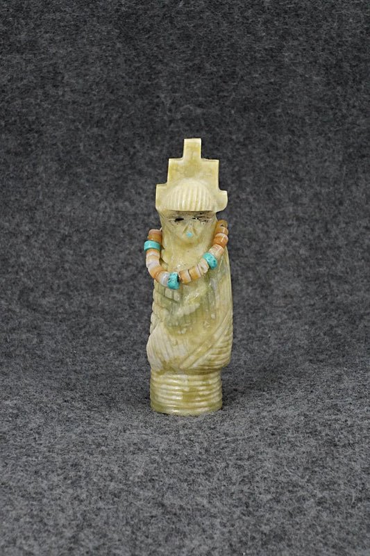 Corn Maiden Zuni Fetish Carving - Farlan & Paulette Quam