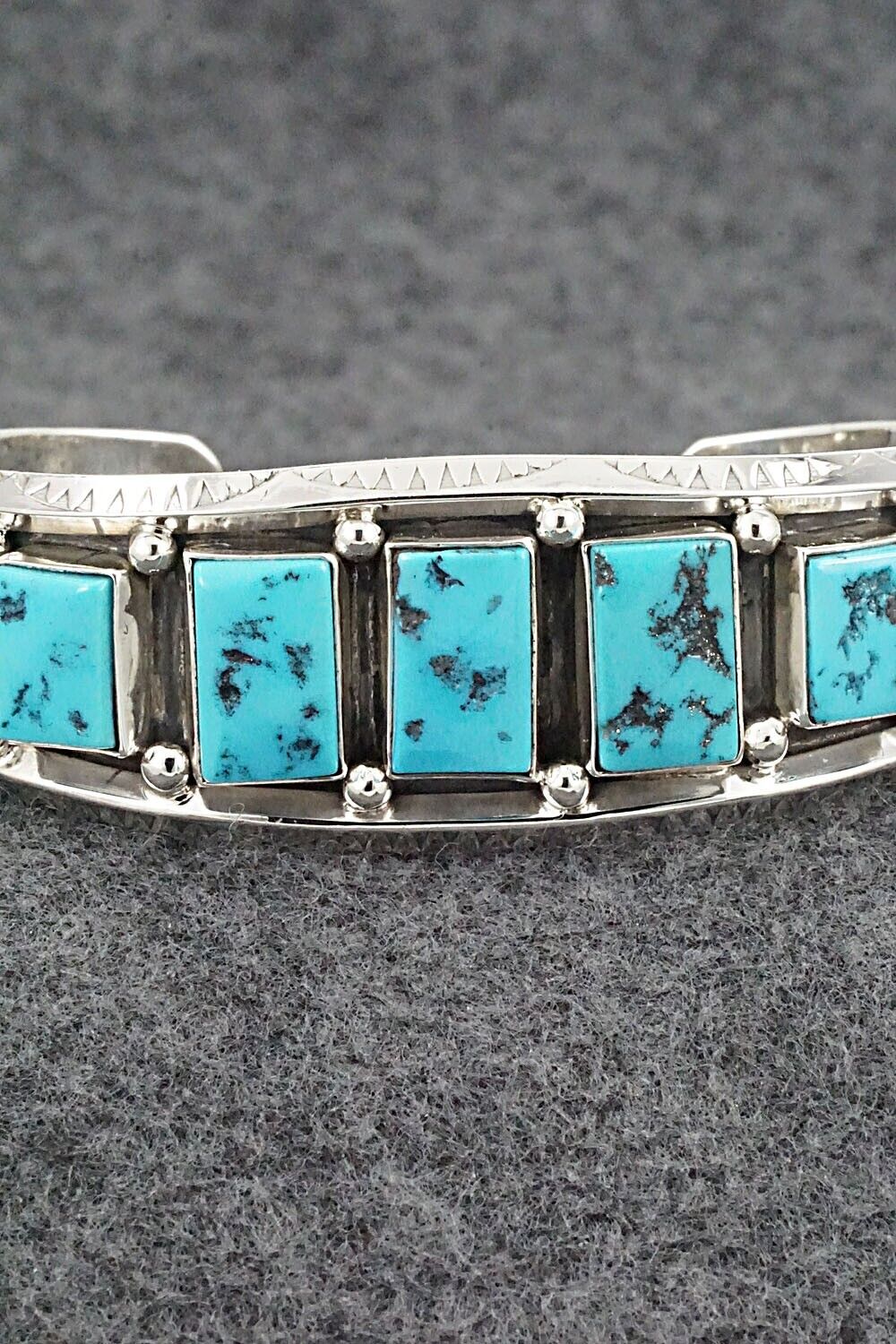 Turquoise & Sterling Silver Bracelet - Davey Morgan