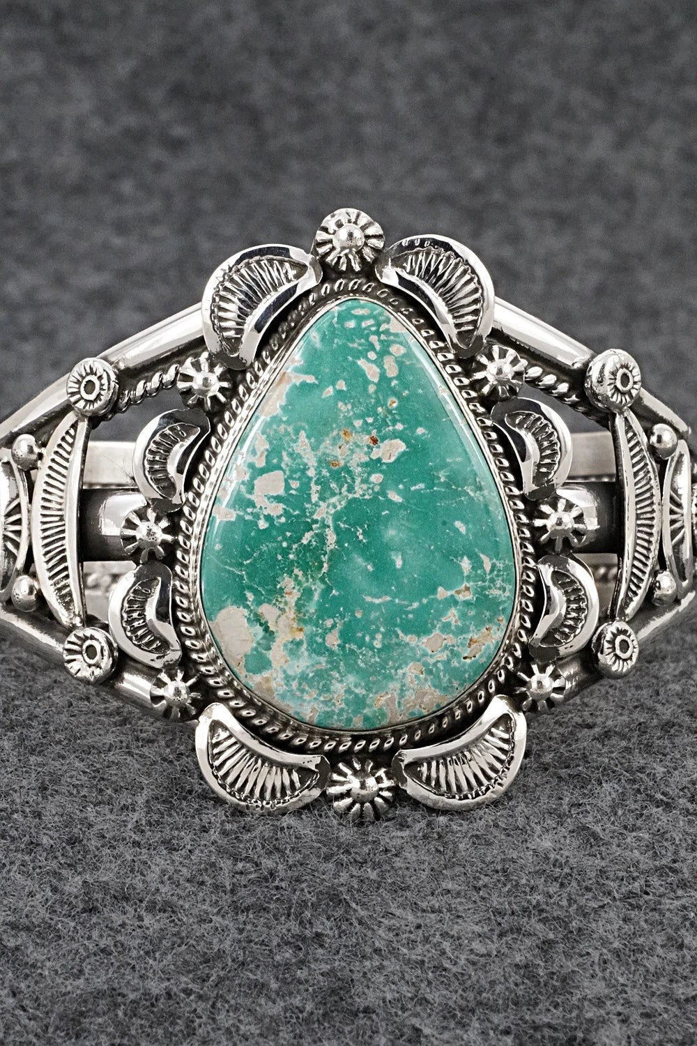 Turquoise & Sterling Silver Bracelet - Lucinda Linkin