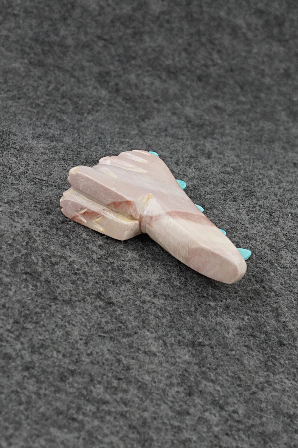 Dinosaur Zuni Fetish Carving - Cody Chavez