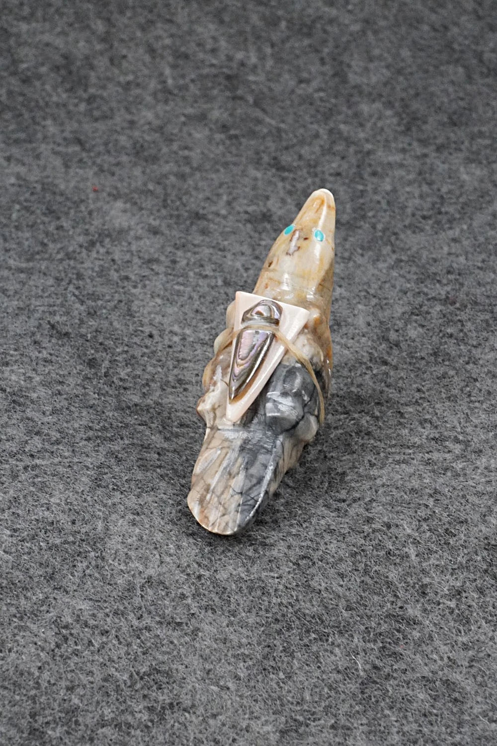 Bird Zuni Fetish Carving - Delvin Leekya