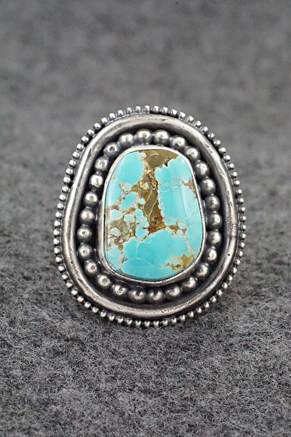 Turquoise & Sterling Silver Ring - Marita Benally - Size 9.5