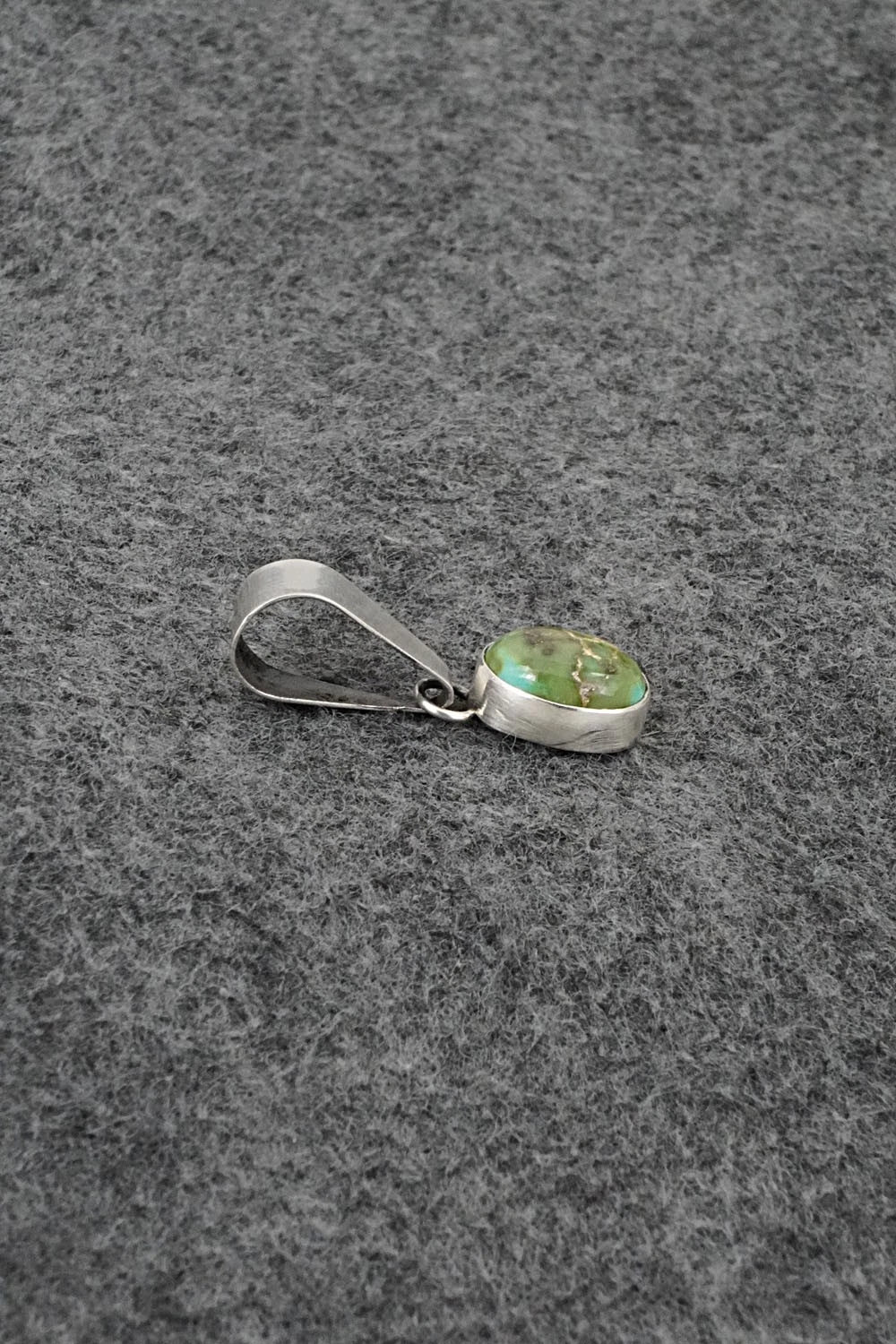 Turquoise & Sterling Silver Pendant - Rosemary Saunders