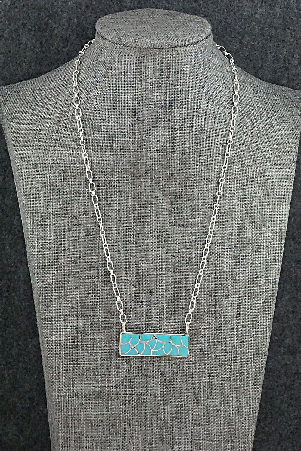 Turquoise & Sterling Silver Necklace - Orena Leekya