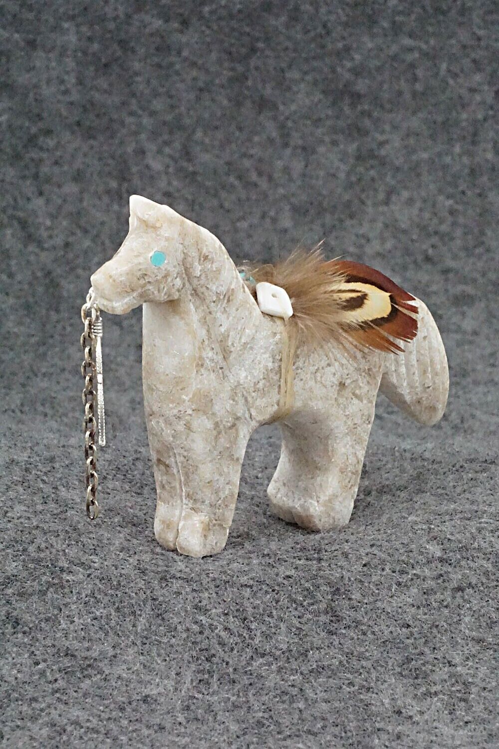 Horse Navajo Fetish Carving - Ben Livingston