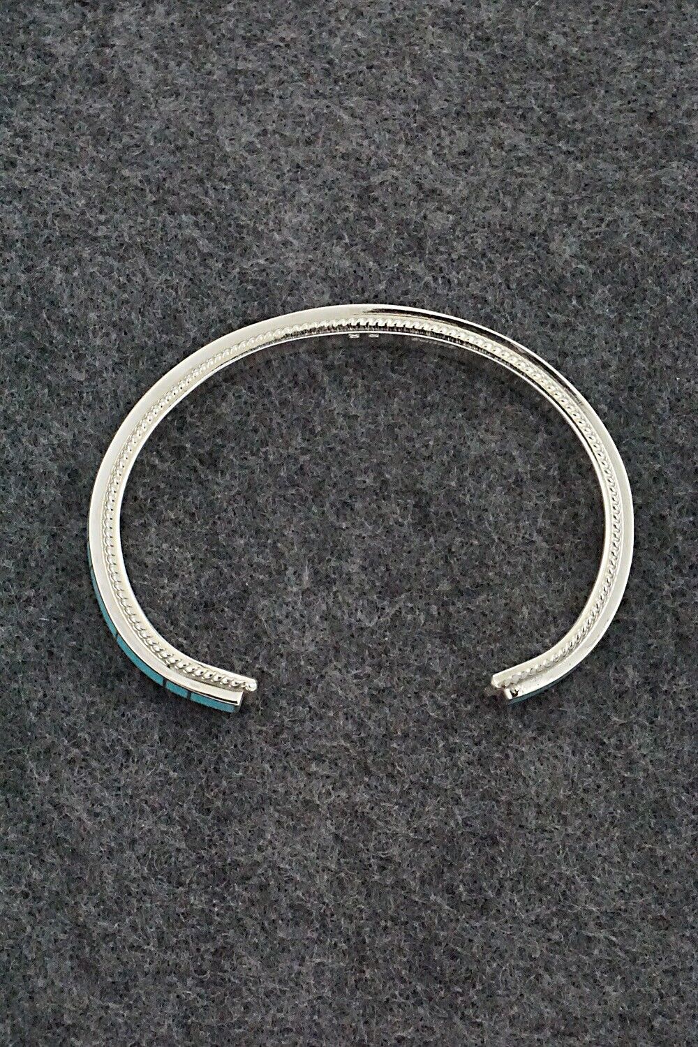 Turquoise & Sterling Silver Bracelet - Ricky Booqua