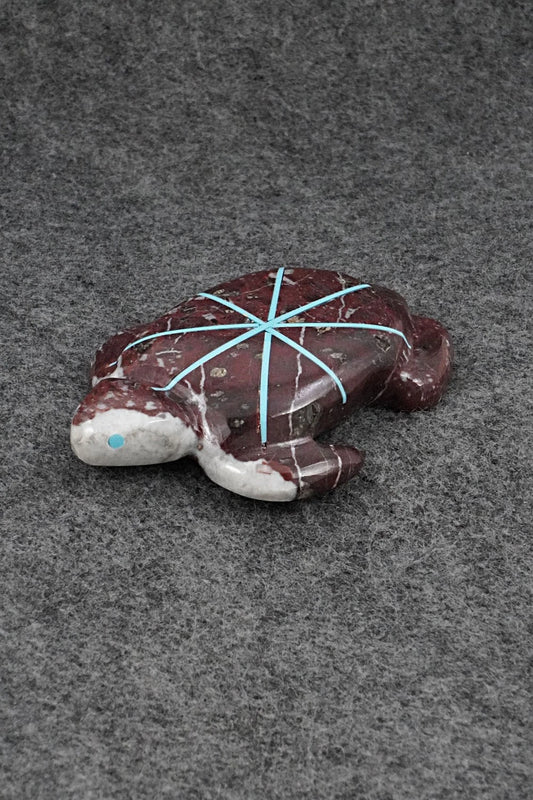 Turtle Zuni Fetish Carving - Kenric Laiwakete