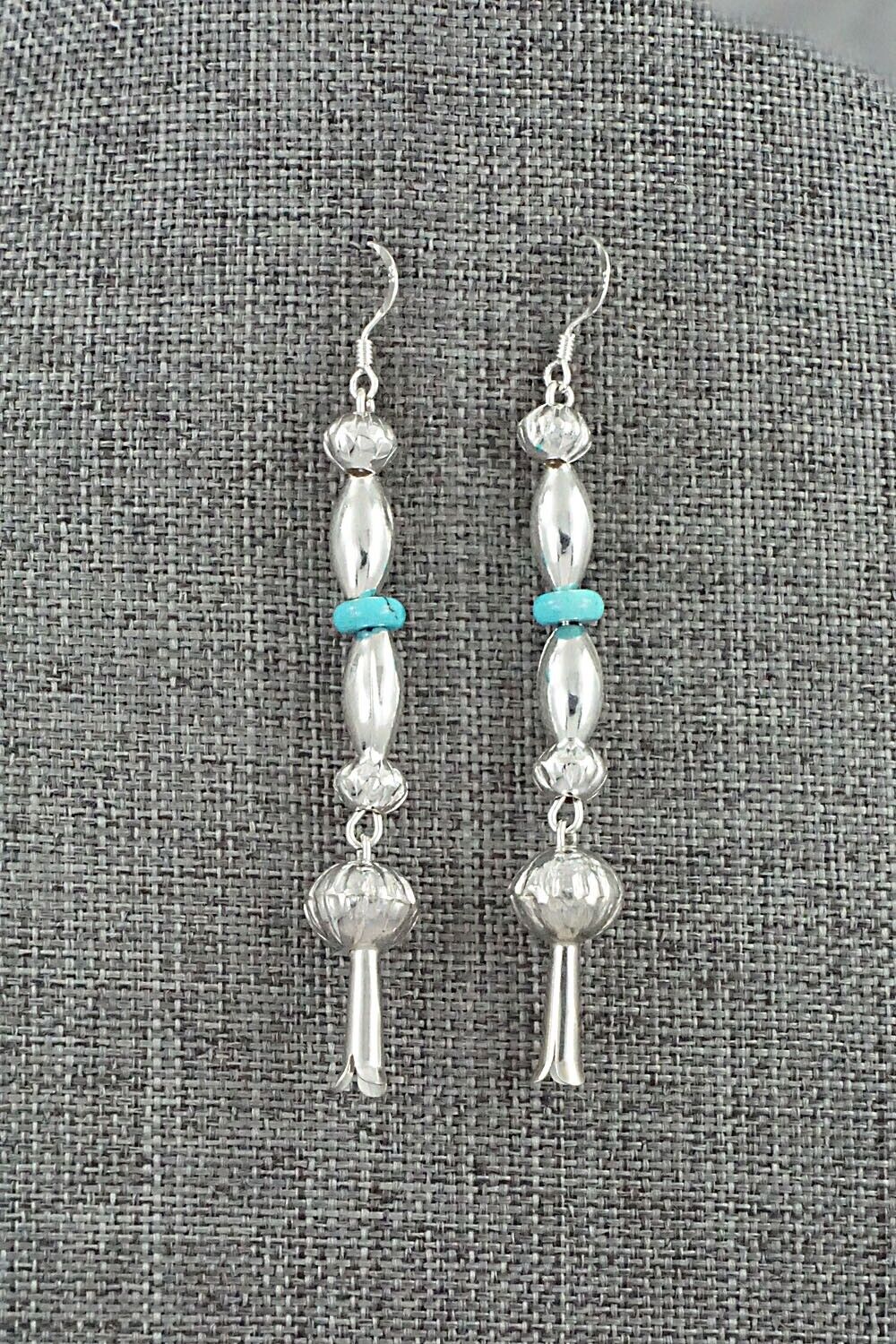 Turquoise & Sterling Silver Earrings - Presley Haley