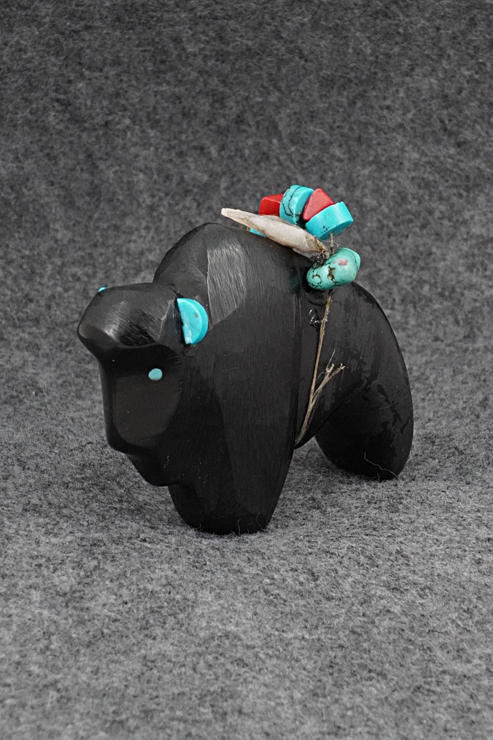 Buffalo Zuni Fetish Carving - Braden Peynetsa