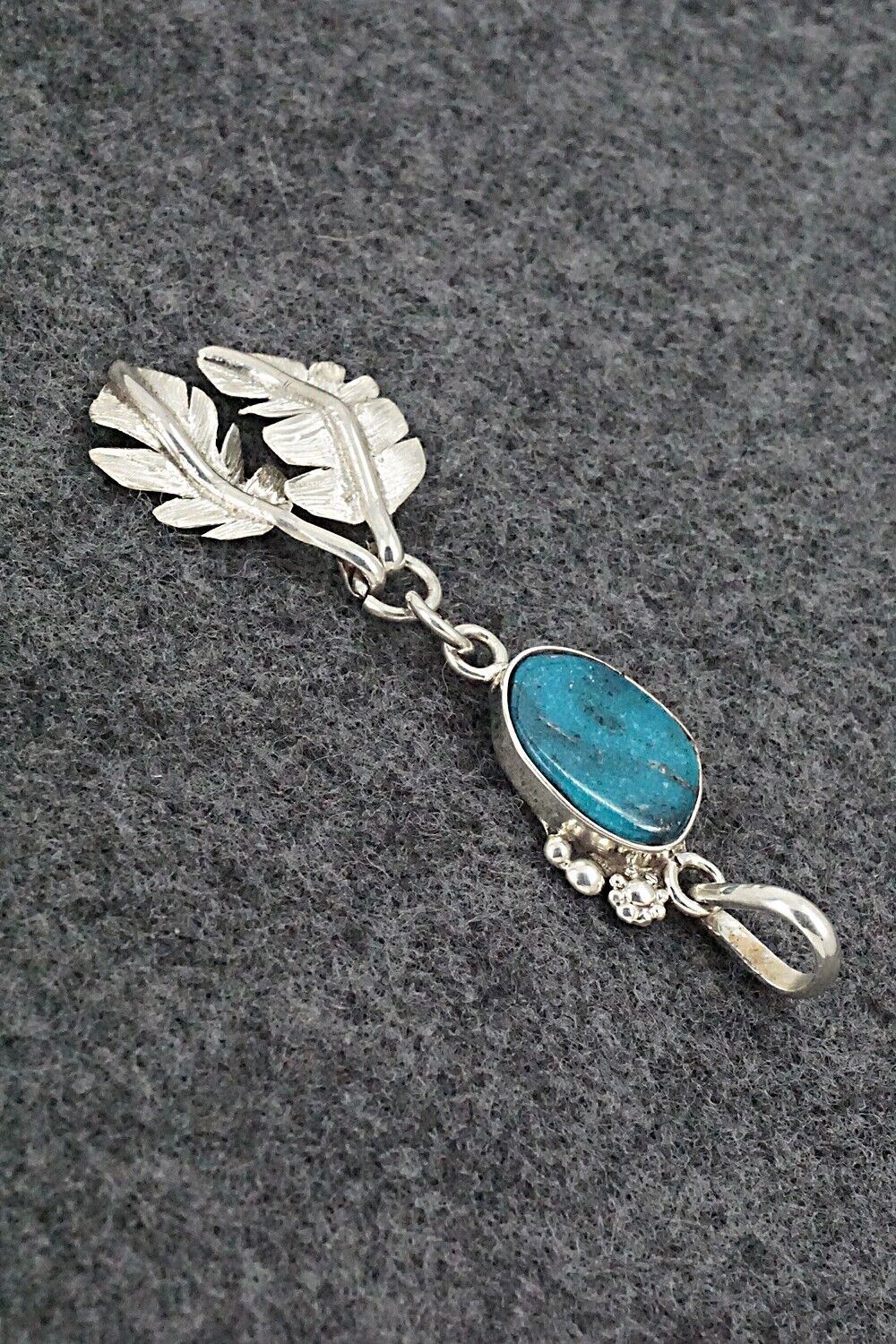 Turquoise & Sterling Silver Pendant - Tammy Deysee