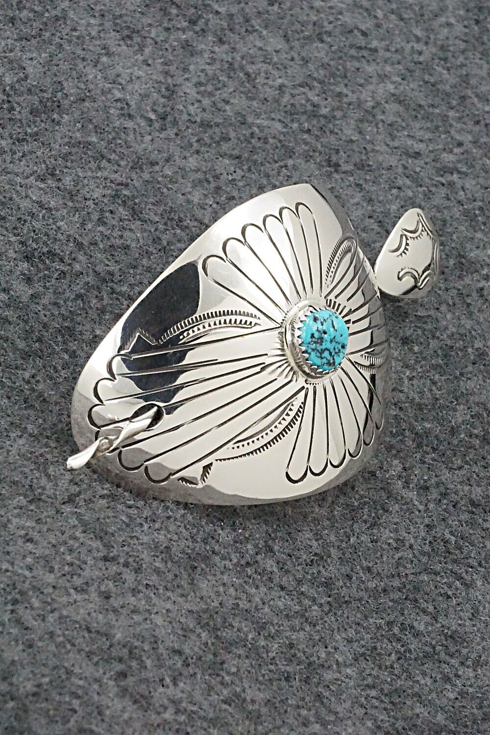 Turquoise & Sterling Silver Hair Pin - Jolene Begay