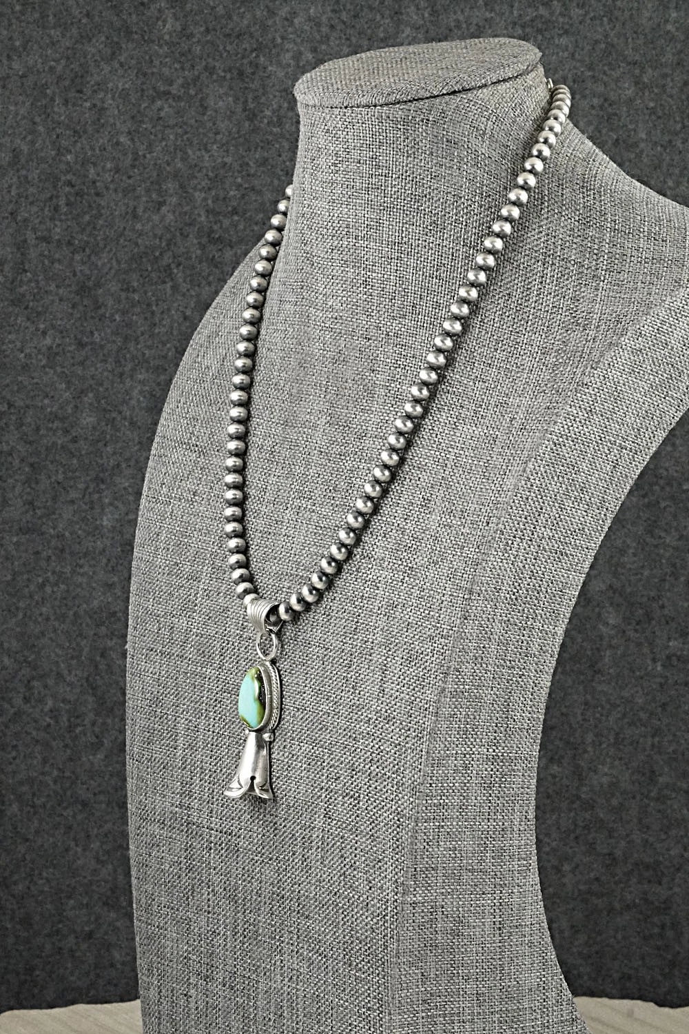 Turquoise & Sterling Silver Necklace - Sharon McCarthy
