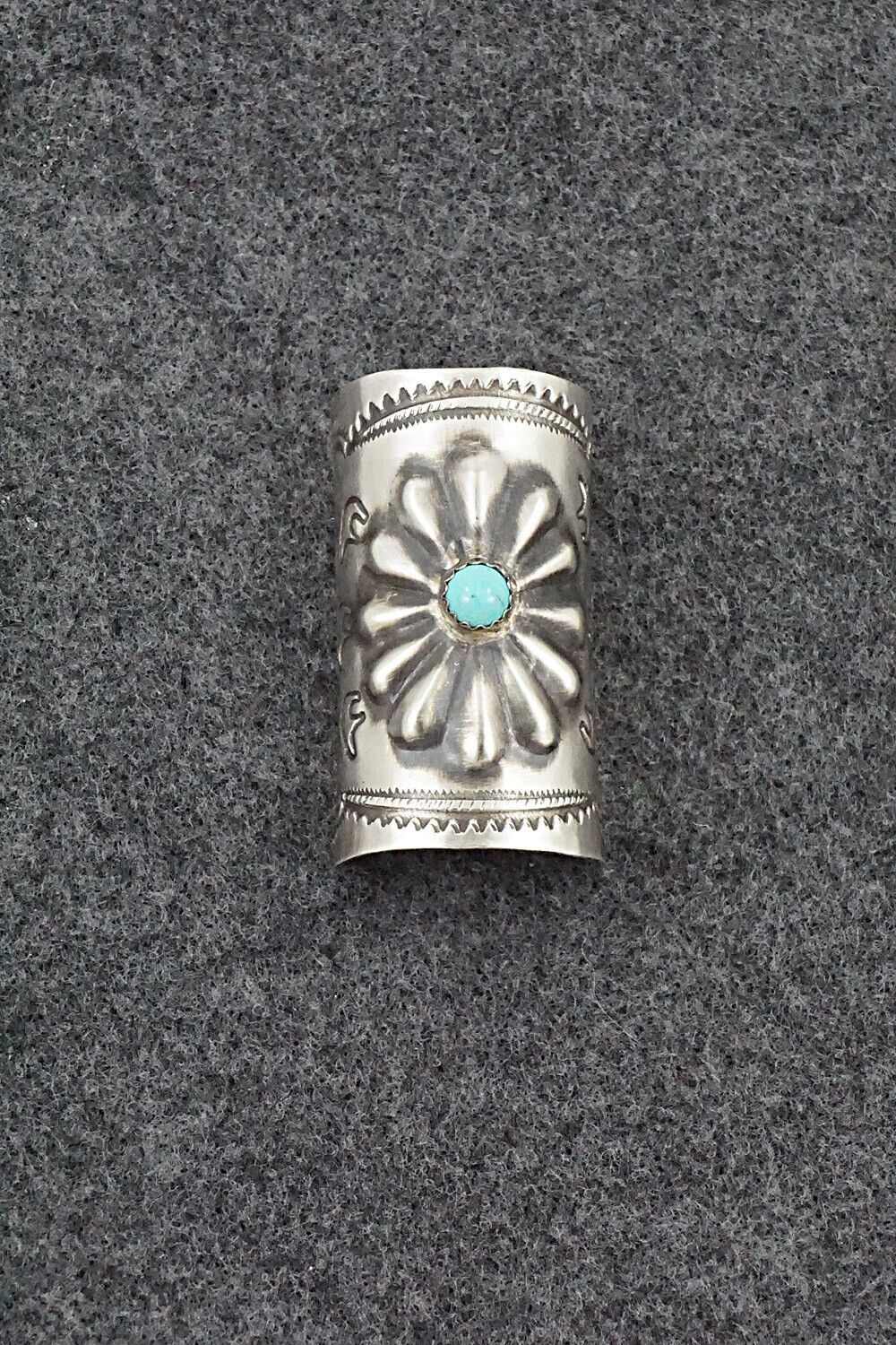 Turquoise & Sterling Silver Hair Pin - Arlene Soce