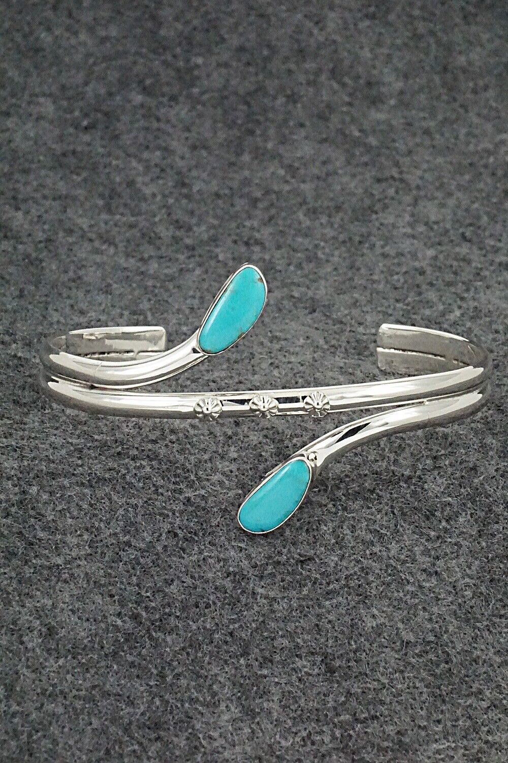 Turquoise & Sterling Silver Bracelet - Thomas Yazzie