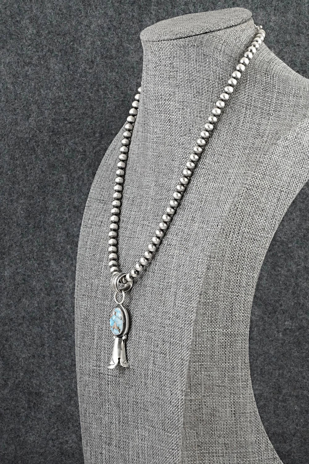 Turquoise & Sterling Silver Necklace - Sharon McCarthy